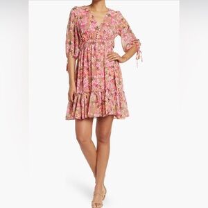 Taylor Pink Floral Dress. Perfect for that girl’s trip to Nashville. Size 16, XL